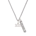 thumbnail image 1 of Delight Jewelry Silvertone Horizontal Year 2019 Silvertone Always My Sister Bar Charm Necklace, 23", 1 of 4