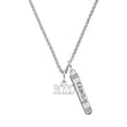 thumbnail image 1 of Delight Jewelry Silvertone Horizontal Year 2020 Silvertone Family Bar Charm Necklace, 23", 1 of 1