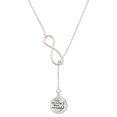 thumbnail image 1 of Delight Jewelry Silvertone I Love You to the Moon and Back Silver tone Elegant Infinity Lariat Necklace, 1 of 4