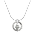thumbnail image 1 of Delight Jewelry Silvertone Ice Cream Cone Hockey Ring Charm Necklace, 18", 1 of 4