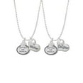 thumbnail image 1 of Delight Jewelry Silvertone Keep Calm and Cruise On Mother & Daughter Heart Necklaces (Set of 2), 19"+2", 1 of 4
