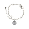 thumbnail image 1 of Delight Jewelry Silvertone Ladybug - Round Seal Silver-tone Paw Infinity Link Chain Bracelet, 6"+2" Extender, 1 of 3