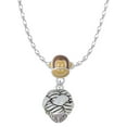 thumbnail image 1 of Delight Jewelry Silvertone Large Woven Rope Spinner Mia Monkey Charm Necklace, 1 of 4