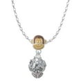 thumbnail image 1 of Delight Jewelry Silvertone Lighthouse, Ship Wheel, Anchor Spinner Mia Monkey Charm Necklace, 1 of 4