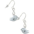 thumbnail image 1 of Delight Jewelry Silvertone Little Bird Initial - O - Silver tone Infinity French Earrings, 1 of 4