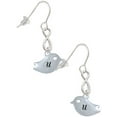thumbnail image 1 of Delight Jewelry Silvertone Little Bird Initial - U - Silver tone Infinity French Earrings, 1 of 4