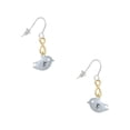 thumbnail image 1 of Delight Jewelry Silvertone Little Bird Initial - X - Gold Tone Infinity French Earrings, 1 of 4