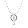 thumbnail image 1 of Delight Jewelry Silvertone Live the Life You Have Imagined Bar Silvertone Grandmother Ring Charm Necklace, 18", 1 of 4