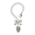 thumbnail image 1 of Delight Jewelry Silvertone Love Forever Spinner - Silvertone Bow Charm Accessory for Tumblers and Thermal Cups, 1 of 4