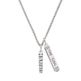 thumbnail image 1 of Delight Jewelry Silvertone Marines Silvertone Hope Anchors the Soul Bar Charm Necklace, 23", 1 of 4