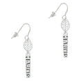 thumbnail image 1 of Delight Jewelry Silvertone Marines Silvertone Leaf French Earrings, 1 of 5