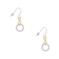 thumbnail image 1 of Delight Jewelry Silvertone Matthew 17:20 Eternity Ring Gold Tone Infinity French Earrings, 1 of 4