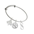 thumbnail image 1 of Delight Jewelry Silvertone Matthew 17:20 Infinity Sign Silvertone Let Things Go Tree Charm Bangle Bracelet, 1 of 4