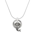 thumbnail image 1 of Delight Jewelry Silvertone Mermaid Live Ring Charm Necklace, 18", 1 of 4