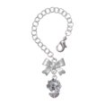 thumbnail image 1 of Delight Jewelry Silvertone Mermaid & Lobster Spinner - Silvertone Bow Charm Accessory for Tumblers and Thermal Cups, 1 of 4