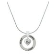 thumbnail image 1 of Delight Jewelry Silvertone Mini 3-D ''Big Sister'' Heart Hero Ring Charm Necklace, 18", 1 of 4