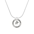 thumbnail image 1 of Delight Jewelry Silvertone Mini Elephant Laugh Ring Charm Necklace, 18", 1 of 4