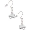 thumbnail image 1 of Delight Jewelry Silvertone Mini Megaphone Silver tone Infinity French Earrings, 1 of 4