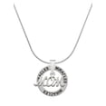 thumbnail image 1 of Delight Jewelry Silvertone Mom Miracles Ring Charm Necklace, 18", 1 of 4