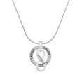 thumbnail image 1 of Delight Jewelry Silvertone Mother Infinity Sign Laugh Ring Charm Necklace, 18", 1 of 4