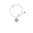 thumbnail image 1 of Delight Jewelry Silvertone Music Note - Round Seal - Silvertone Leaf Delicate Bracelet, 6.25+1.75", 1 of 4