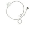 thumbnail image 1 of Delight Jewelry Silvertone Not All Angels Have Wings Eternity Ring Silver-tone Rose Link Chain Bracelet, 6.25"+1.75" Extender, 1 of 4