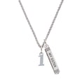thumbnail image 1 of Delight Jewelry Silvertone Number - 1 - Silvertone Always My Sister Bar Charm Necklace, 23", 1 of 4