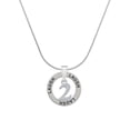 thumbnail image 1 of Delight Jewelry Silvertone Number - 2 - Laugh Ring Charm Necklace, 18", 1 of 4