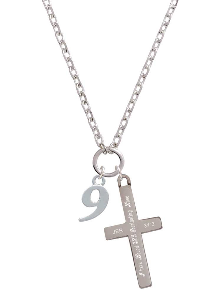 Delight Jewelry Silvertone Number - 7 - Everlasting Love