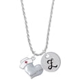 thumbnail image 1 of Delight Jewelry Silvertone Nurse's Prayer Heart - Lord Guide Silvertone Script Initial Disc - Z - Charm Necklace, 20"+3", 1 of 4