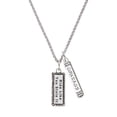 thumbnail image 1 of Delight Jewelry Silvertone Ride Like You Stole It Silvertone Courage Strength Wisdom Honesty Bar Charm Necklace, 23", 1 of 4