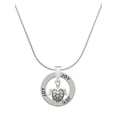 thumbnail image 1 of Delight Jewelry Silvertone Sea Turtle Joy Ring Charm Necklace, 18", 1 of 4
