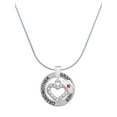 thumbnail image 1 of Delight Jewelry Silvertone Small Crystal Heart with Nurse Hat Silvertone Grandmother Ring Charm Necklace, 18", 1 of 4
