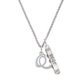 thumbnail image 1 of Delight Jewelry Silvertone Small Gelato Script Initial - Q - Silvertone Best Friends Forever Bar Charm Necklace, 23", 1 of 4