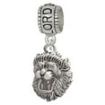 thumbnail image 1 of Delight Jewelry Silvertone Small Lion - Mascot Lord Guide Me Charm Bead, 1 of 4