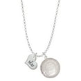 thumbnail image 1 of Delight Jewelry Silvertone Small ''Mom'' Heart with Clear Crystal To the World You are a Mother Locket Necklace, 1 of 4