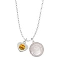 thumbnail image 1 of Delight Jewelry Silvertone Softball in Heart To the World You are a Mother Locket Necklace, 1 of 4