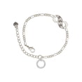thumbnail image 1 of Delight Jewelry Silvertone Stronger Braver Smarter Infinity Ring Silver-tone Paw Infinity Link Chain Bracelet, 6"+2" Extender, 1 of 3
