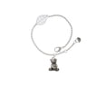 thumbnail image 1 of Delight Jewelry Silvertone Teddy Bear - Silvertone Leaf Delicate Bracelet, 6.25+1.75", 1 of 4