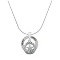 thumbnail image 1 of Delight Jewelry Silvertone Texas Ranger Badge Hero Ring Charm Necklace, 18", 1 of 4