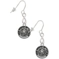 thumbnail image 1 of Delight Jewelry Silvertone Texas State Seal Silver tone Infinity French Earrings, 1 of 4
