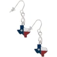 thumbnail image 1 of Delight Jewelry Silvertone Texas with Rope Border Silver tone Infinity French Earrings, 1 of 4