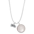 thumbnail image 1 of Delight Jewelry Silvertone Text Chat - gr8 - Great - To the World You are a Mother Locket Necklace, 1 of 4