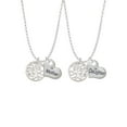 thumbnail image 1 of Delight Jewelry Silvertone Tree of Life Cutout Mother & Daughter Heart Necklaces (Set of 2), 19"+2", 1 of 4