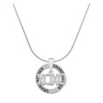 thumbnail image 1 of Delight Jewelry Silvertone XOXO Silvertone Grandmother Ring Charm Necklace, 18", 1 of 4