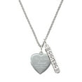 thumbnail image 1 of Delight Jewelry Silvertone You Are More Loved Engraved Locket Silvertone Sisters Best Friends Forever Bar Charm Necklace, 23", 1 of 4