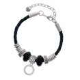 thumbnail image 1 of Delight Jewelry Silvertone You Are More Loved Infinity Ring Grandmother Celtic Knot Leather Bead Bracelet, 7"+2" Extender, 1 of 4