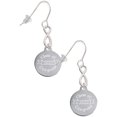 thumbnail image 1 of Delight Jewelry Stainless Steel Disc Class of 2022 Silver tone Infinity French Earrings, 1 of 4