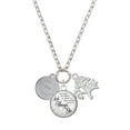 thumbnail image 1 of Delight Jewelry Stainless Steel Disc Class of 2026 Let Things Go Fall Zoey Charm Necklace, 28", 1 of 1