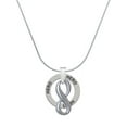 thumbnail image 1 of Delight Jewelry Stainless Steel Infinity Sign - Hero Ring Charm Necklace, 18", 1 of 4